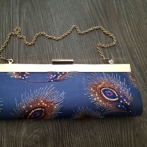 Evening Purse with Peacock Details